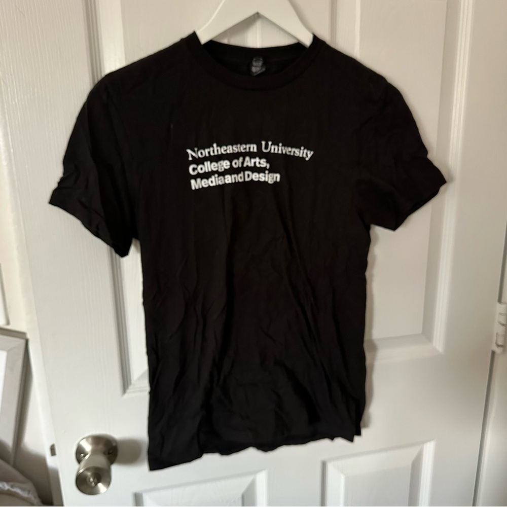 Black Northeastern University CAMD T-Shirt